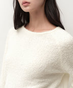 MUSINSA STANDARD WOMAN MUSINSA STANDARD WOMAN Women's Fluffy Boat Neck Knit [Size]