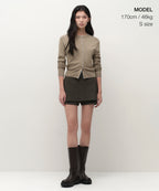 MUSINSA STANDARD WOMAN MUSINSA STANDARD WOMAN Cardigan Layered Round Neck [Size]