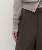 MUSINSA STANDARD WOMAN MUSINSA STANDARD WOMAN Cardigan Layered Round Neck [Light Gray]