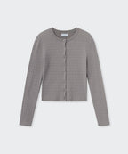 MUSINSA STANDARD WOMAN MUSINSA STANDARD WOMAN Women's Cable Round Neck Cardigan [Medium Gray]