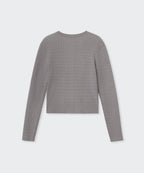 MUSINSA STANDARD WOMAN MUSINSA STANDARD WOMAN Women's Cable Round Neck Cardigan [Medium Gray]