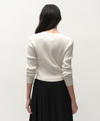 MUSINSA STANDARD WOMAN MUSINSA STANDARD WOMAN Women's Cable Round Neck Cardigan [Ivory]