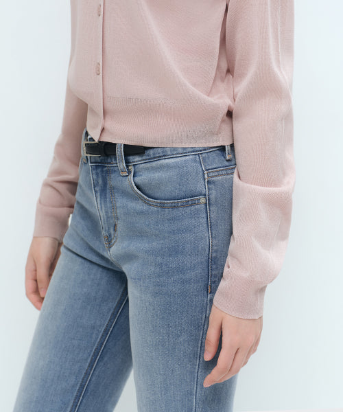MUSINSA STANDARD WOMAN MUSINSA STANDARD WOMAN Sheer Round Neck Cardigan [Indian Pink]
