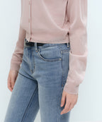 MUSINSA STANDARD WOMAN MUSINSA STANDARD WOMAN Sheer Round Neck Cardigan [Indian Pink]
