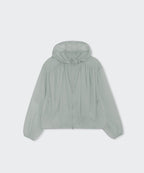 MUSINSA STANDARD WOMAN MUSINSA STANDARD WOMAN Women's Sheer Volume Windbreaker Jacket (Light Gray)