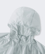 MUSINSA STANDARD WOMAN MUSINSA STANDARD WOMAN Women's Sheer Volume Windbreaker Jacket (Light Gray)