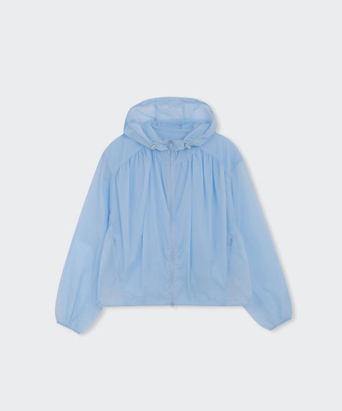 MUSINSA STANDARD WOMAN MUSINSA STANDARD WOMAN Women's Sheer Volume Windbreaker Jacket [Cloudy Blue]