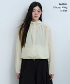 MUSINSA STANDARD WOMAN MUSINSA STANDARD WOMAN Women's Sheer Volume Windbreaker Jacket (Size)