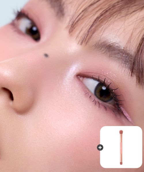 3ce [2] Color Grid Eyeshadow (includes 1 dual-ended eyeshadow brush)
