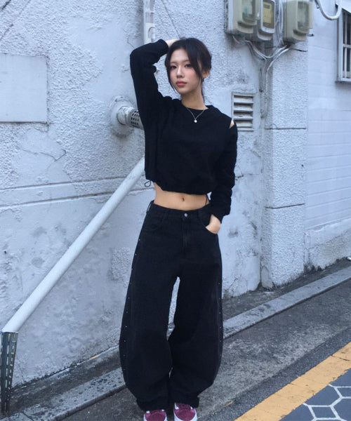MIXXO MIXXO Sweatshirt Cut-out C/S