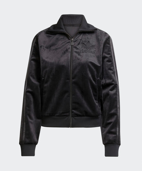 ADIDAS ADIDAS Velor Track Top - Black
