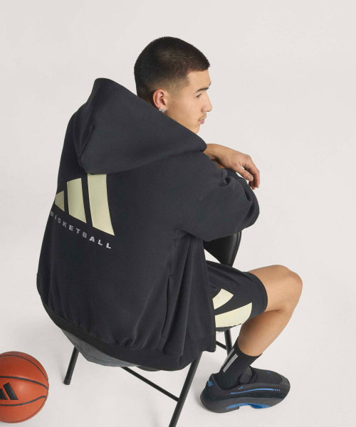 ADIDAS ADIDAS Basketball Hoodie - Black