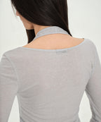 MUSINSA STANDARD WOMAN MUSINSA STANDARD WOMAN T-Shirt Light Gray