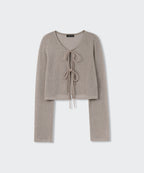 MUSINSA STANDARD WOMAN MUSINSA STANDARD WOMAN Cardigan Tie-up Crop [Size S]