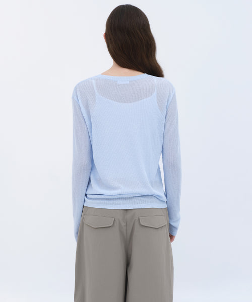 MUSINSA STANDARD WOMAN MUSINSA STANDARD WOMAN Women's T-Shirt Sky Blue