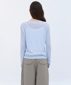 MUSINSA STANDARD WOMAN MUSINSA STANDARD WOMAN Women's T-Shirt Sky Blue