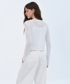 MUSINSA STANDARD WOMAN MUSINSA STANDARD WOMAN Women's Cardigan [White]