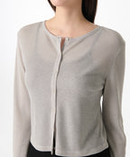 MUSINSA STANDARD WOMAN MUSINSA STANDARD WOMAN Cardigan Light Warm Gray