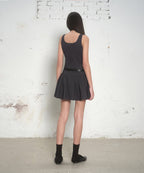 MUSINSA STANDARD WOMAN MUSINSA STANDARD WOMAN Women's Cotton Flare Mini Dress Dark Gray