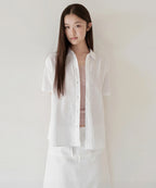 MUSINSA STANDARD WOMAN MUSINSA STANDARD WOMAN Women's Poplin Lace Trim Knee Length Skirt