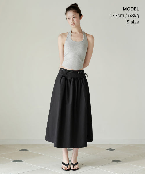 MUSINSA STANDARD WOMAN MUSINSA STANDARD WOMAN Women's Skirt Black
