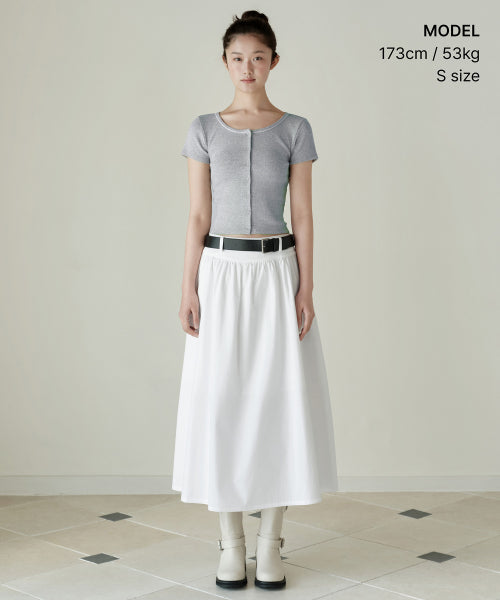 MUSINSA STANDARD WOMAN MUSINSA STANDARD WOMAN Women's Skirt Low Waist Long