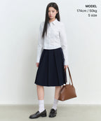 MUSINSA STANDARD WOMAN MUSINSA STANDARD WOMAN Women's Skirt Navy