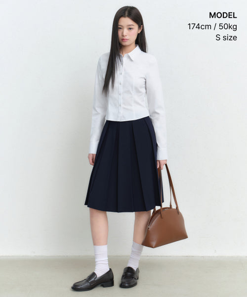 MUSINSA STANDARD WOMAN MUSINSA STANDARD WOMAN Women's Skirt Navy