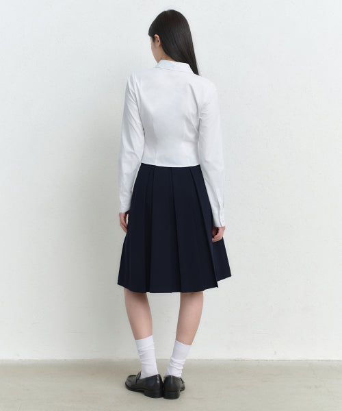 MUSINSA STANDARD WOMAN MUSINSA STANDARD WOMAN Women's Skirt Navy