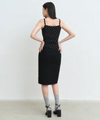 MUSINSA STANDARD WOMAN MUSINSA STANDARD WOMAN Low Waist Knee Length Skirt Black