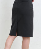 MUSINSA STANDARD WOMAN MUSINSA STANDARD WOMAN Low Waist Knee Length Skirt (Gray)