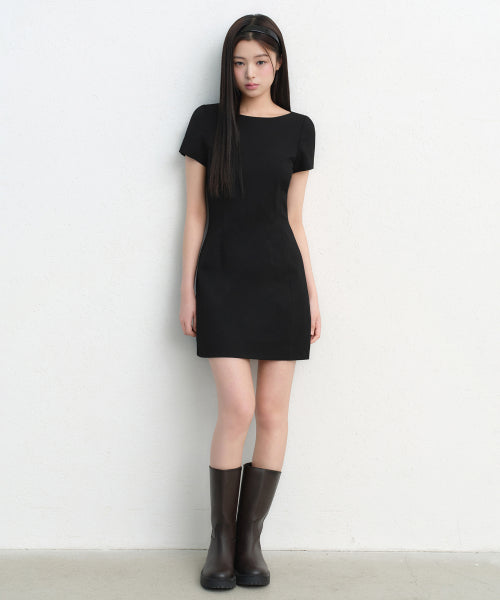MUSINSA STANDARD WOMAN MUSINSA STANDARD WOMAN Women's Formal Mini Dress (Black)