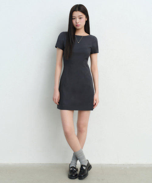 MUSINSA STANDARD WOMAN MUSINSA STANDARD WOMAN Mini Dress Gray