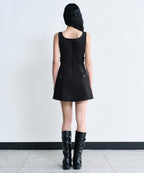 MUSINSA STANDARD WOMAN Pleated Mini Dress - Black