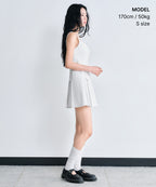 MUSINSA STANDARD WOMAN Pleated Mini Dress - White