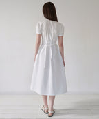 MUSINSA STANDARD WOMAN MUSINSA STANDARD WOMAN Women's Poplin Puff Sleeve Long Dress (Size S)