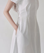 MUSINSA STANDARD WOMAN MUSINSA STANDARD WOMAN Women's Poplin Puff Sleeve Long Dress (Size S)