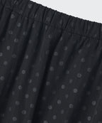 MUSINSA STANDARD WOMAN MUSINSA STANDARD WOMAN Women's Polka Dot Balloon Knee Length Skirt [Black]