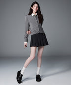 MUSINSA STANDARD WOMAN MUSINSA STANDARD WOMAN Skirt Low Rise Buckle Pleated Mini