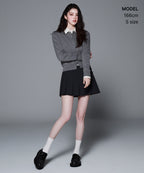 MUSINSA STANDARD WOMAN MUSINSA STANDARD WOMAN Skirt Low Rise Buckle Pleated Mini