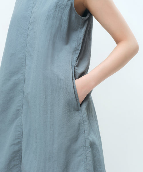 MUSINSA STANDARD WOMAN MUSINSA STANDARD WOMAN Women's Mini Dress Grayish Blue
