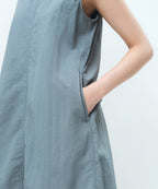 MUSINSA STANDARD WOMAN MUSINSA STANDARD WOMAN Women's Mini Dress Grayish Blue