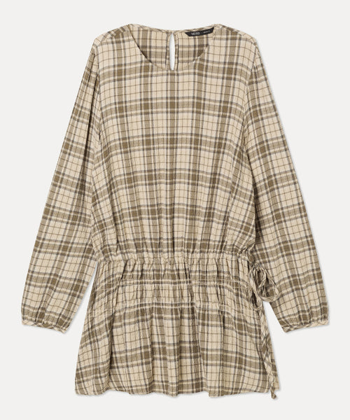 MIXXO MIXXO Shirring Flare Mini Dress C