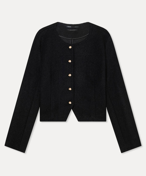 MIXXO MIXXO Wool Blend Jacket Blouse