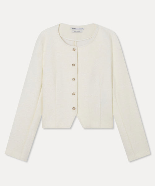 MIXXO MIXXO Wool Blend Jacket Blouse