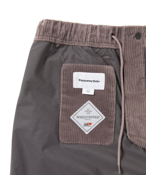 THISISNEVERTHAT THISISNEVERTHAT GORE-TEX WINDSTOPPER Cord Pant Plum