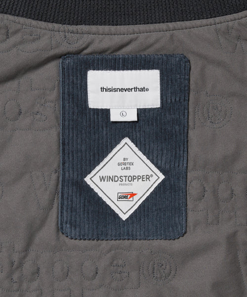 THISISNEVERTHAT THISISNEVERTHAT GORE-TEX WINDSTOPPER Cord Jacket Navy