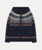 MIXXO MIXXO Hoodie Fair Isle Cardigan - Size S