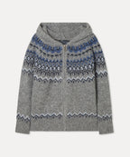 MIXXO MIXXO Hoodie Fair Isle Cardigan - Size S