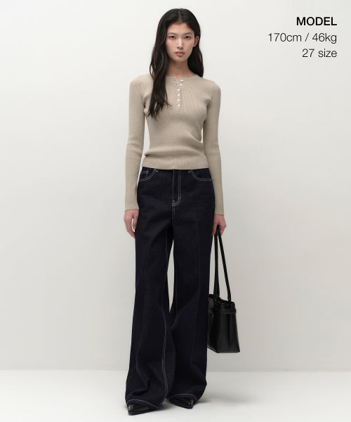 MUSINSA STANDARD WOMAN MUSINSA STANDARD WOMAN Women's Denim Pants Deep Indigo